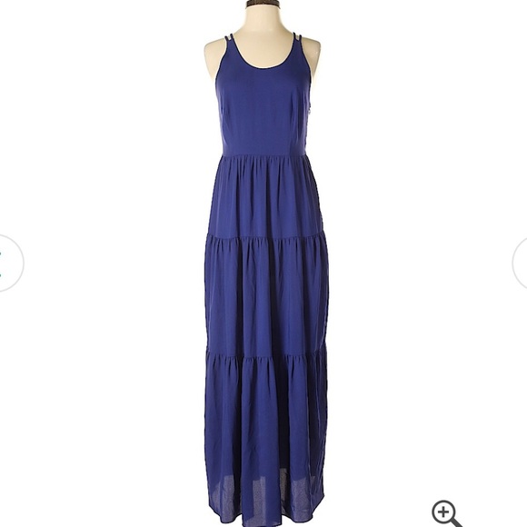 LOFT Dresses & Skirts - Ann Taylor Loft royal blue maxi dress size 4
